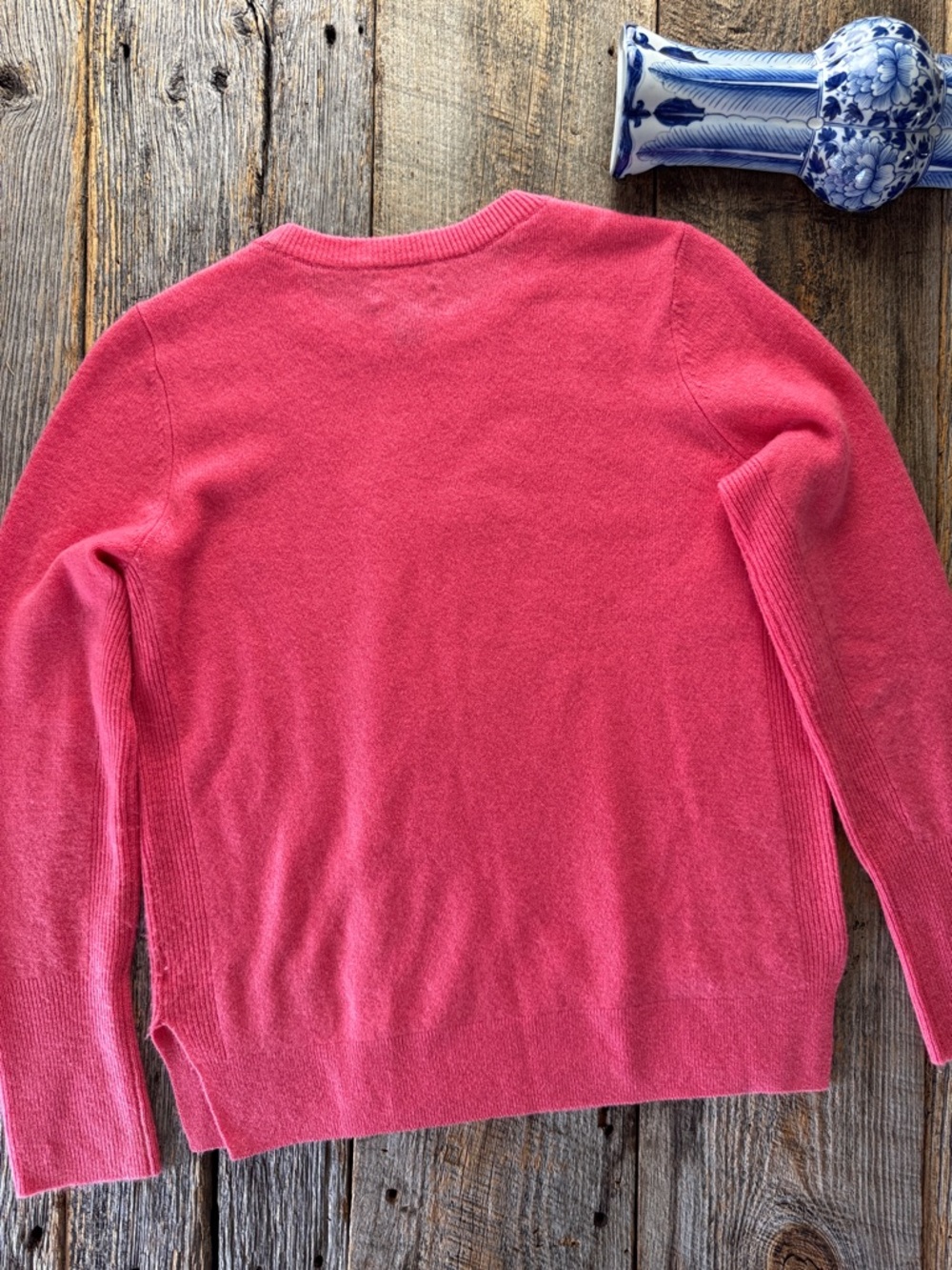 Halogen Cashmere Crewneck
Sweater Pullover Knit Watermelon Red-Pink Size Medium - Picture 7 of 10